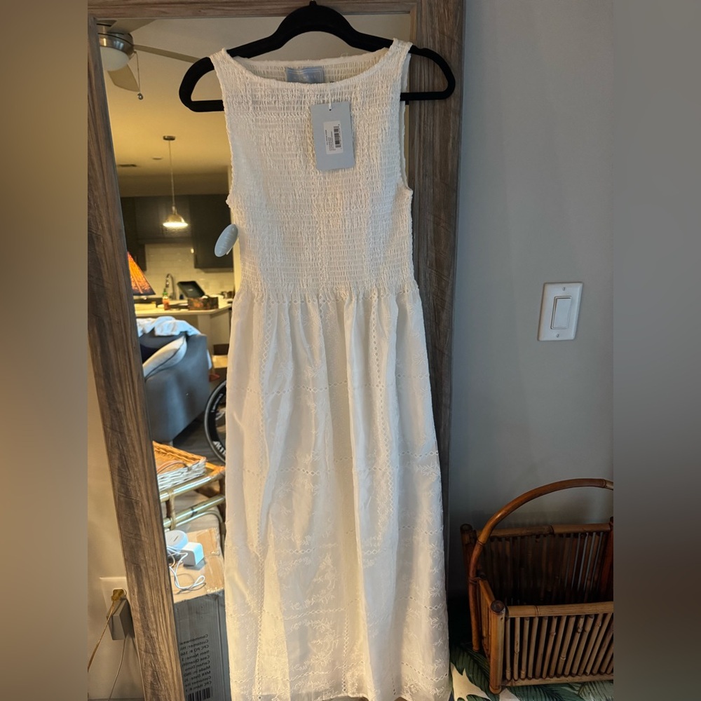 Hill House Cosima White Patchwork Organza